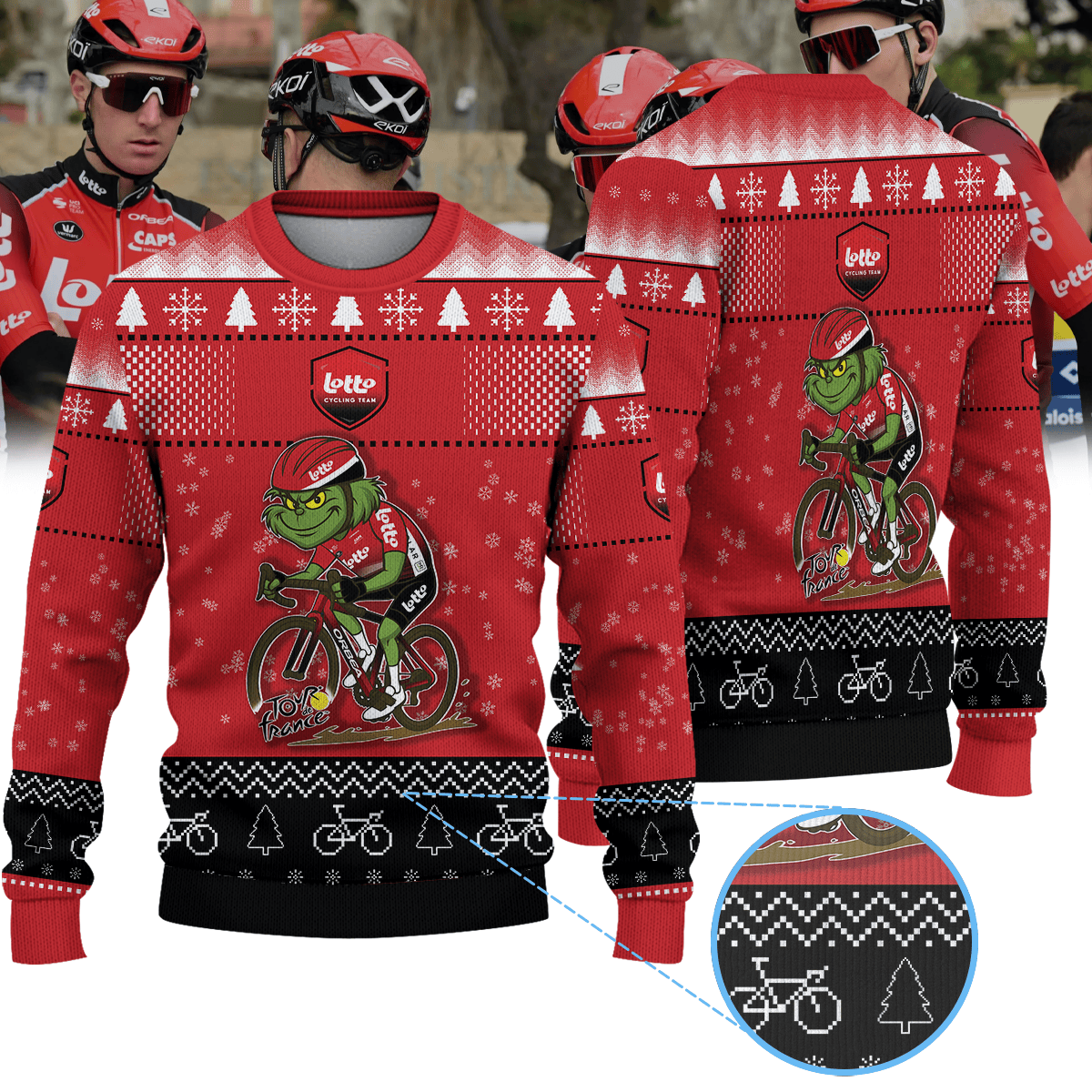 LOTTO × Grinch Christmas Ugly Sweater