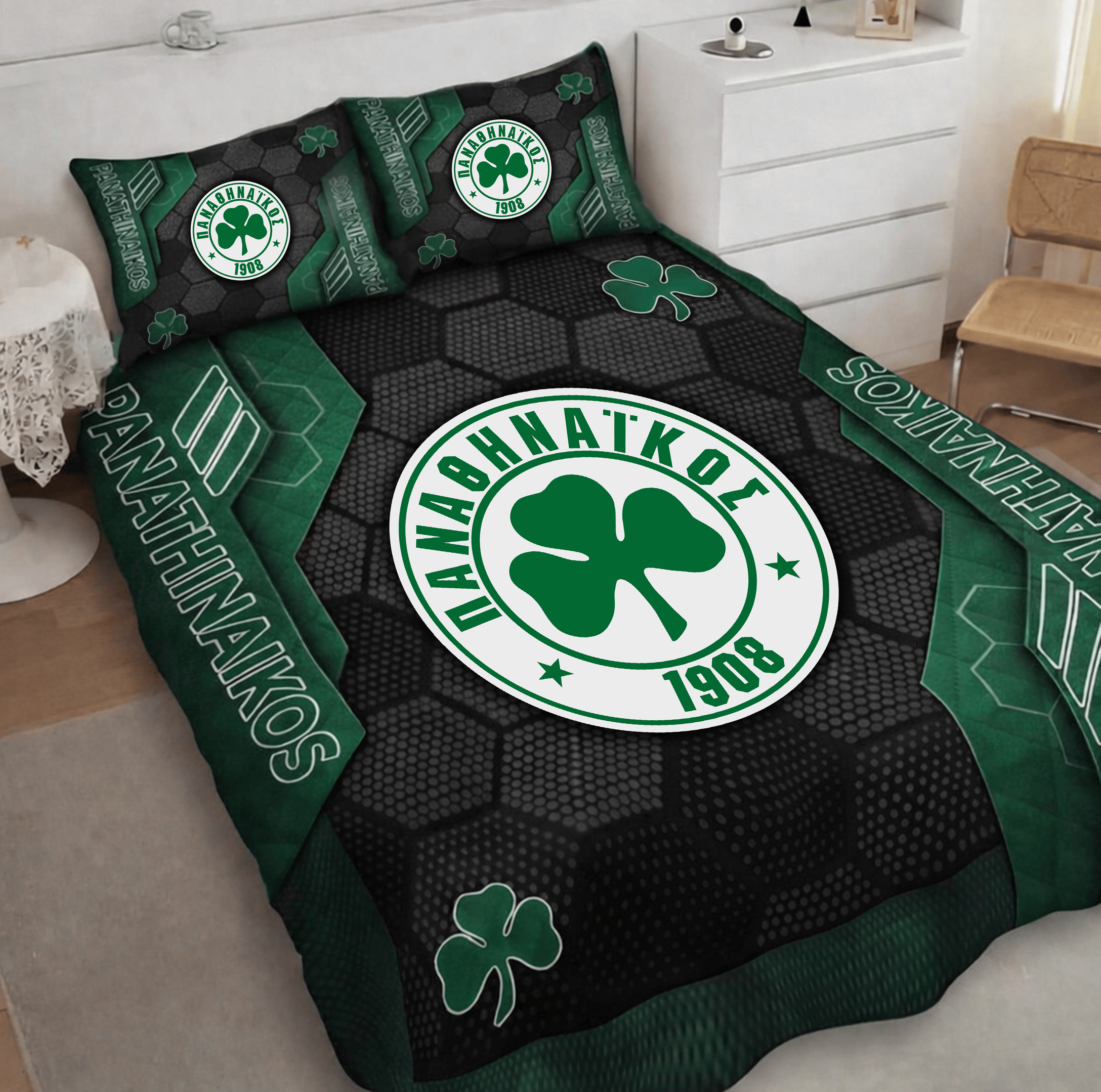 Panathinaikos Inspired Quilt Set