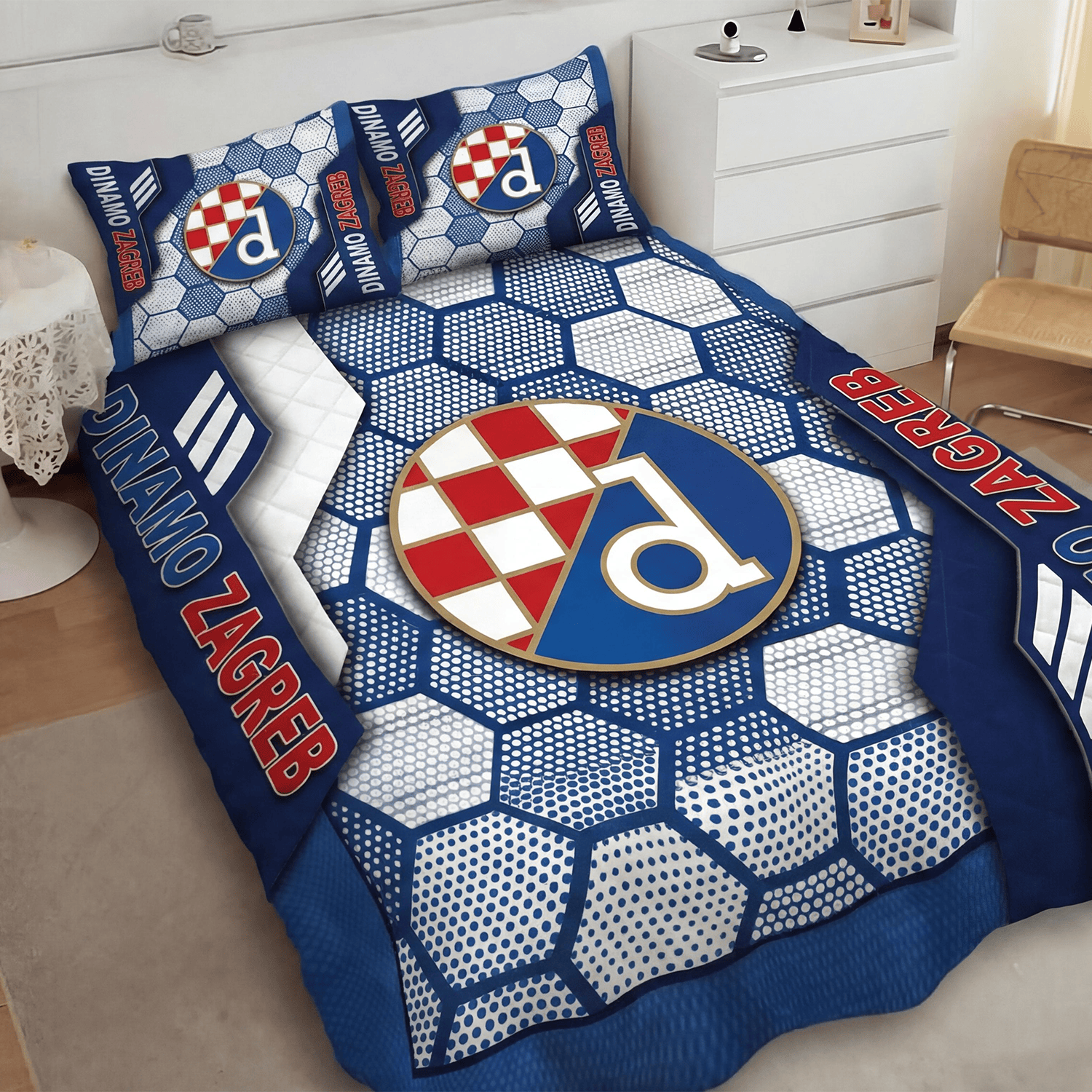 Dinamo Zagreb Inspired Quilt Set