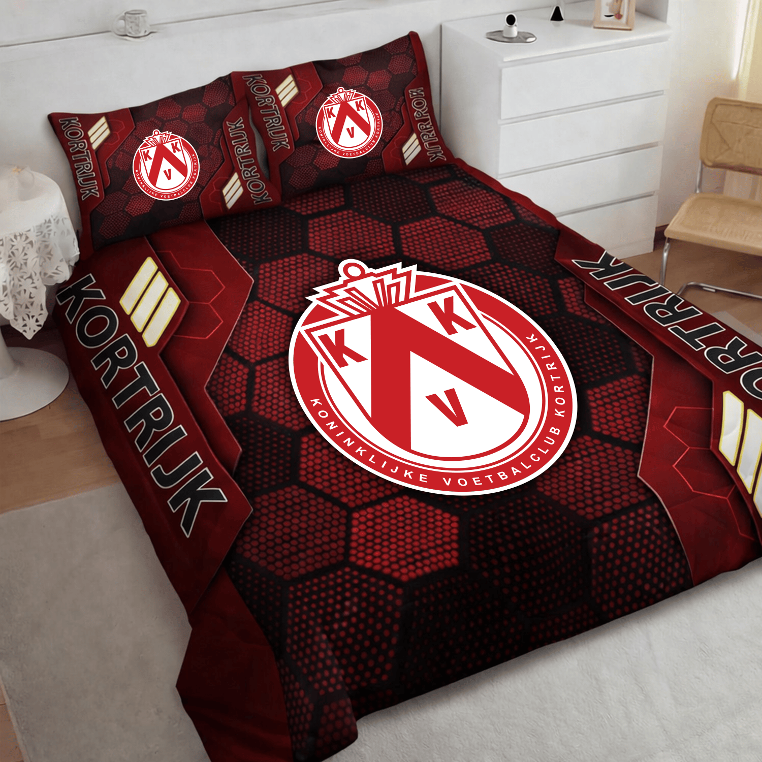 KV Kortrijk Inspired Quilt Set