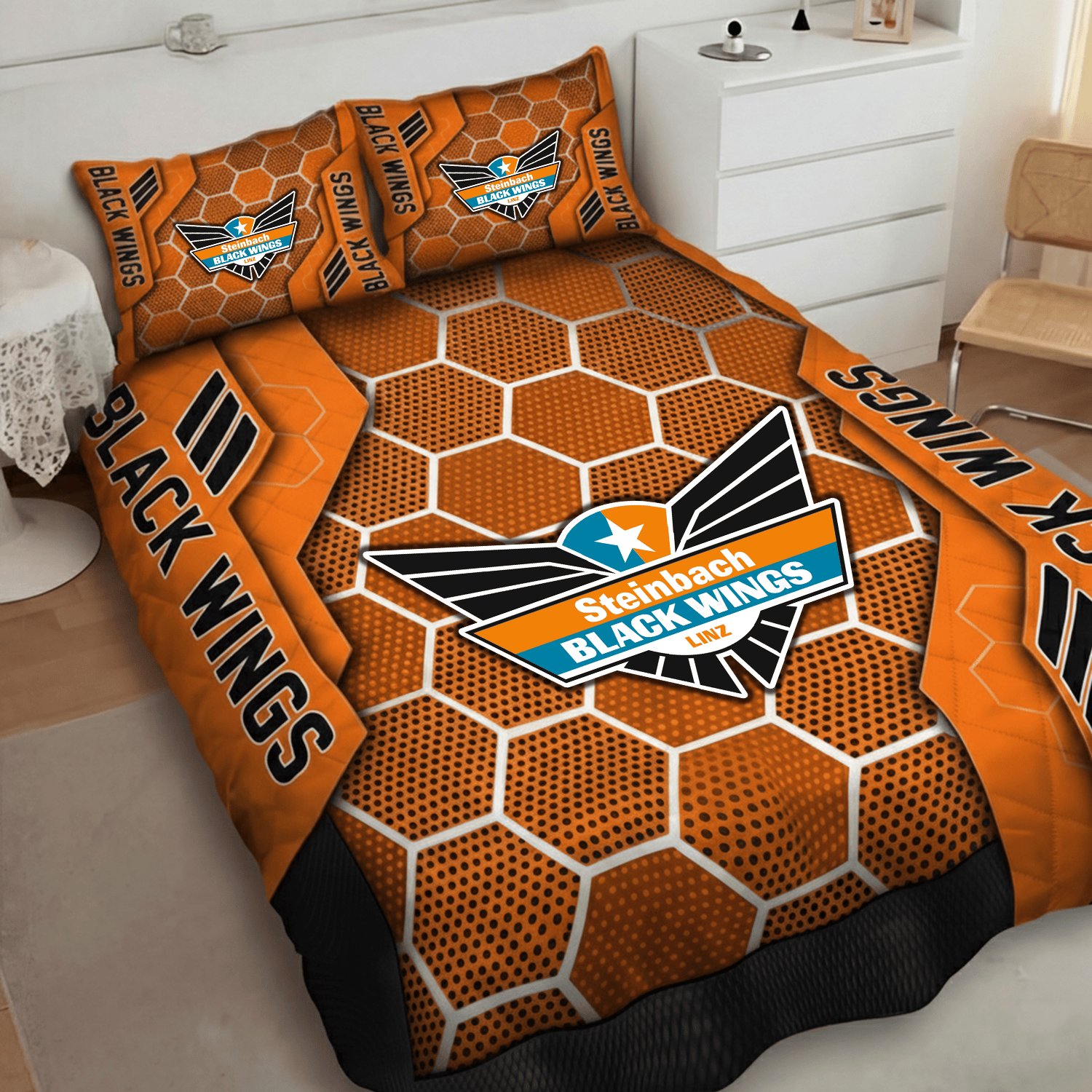 Black Wings Linz Inspired Quilt Set