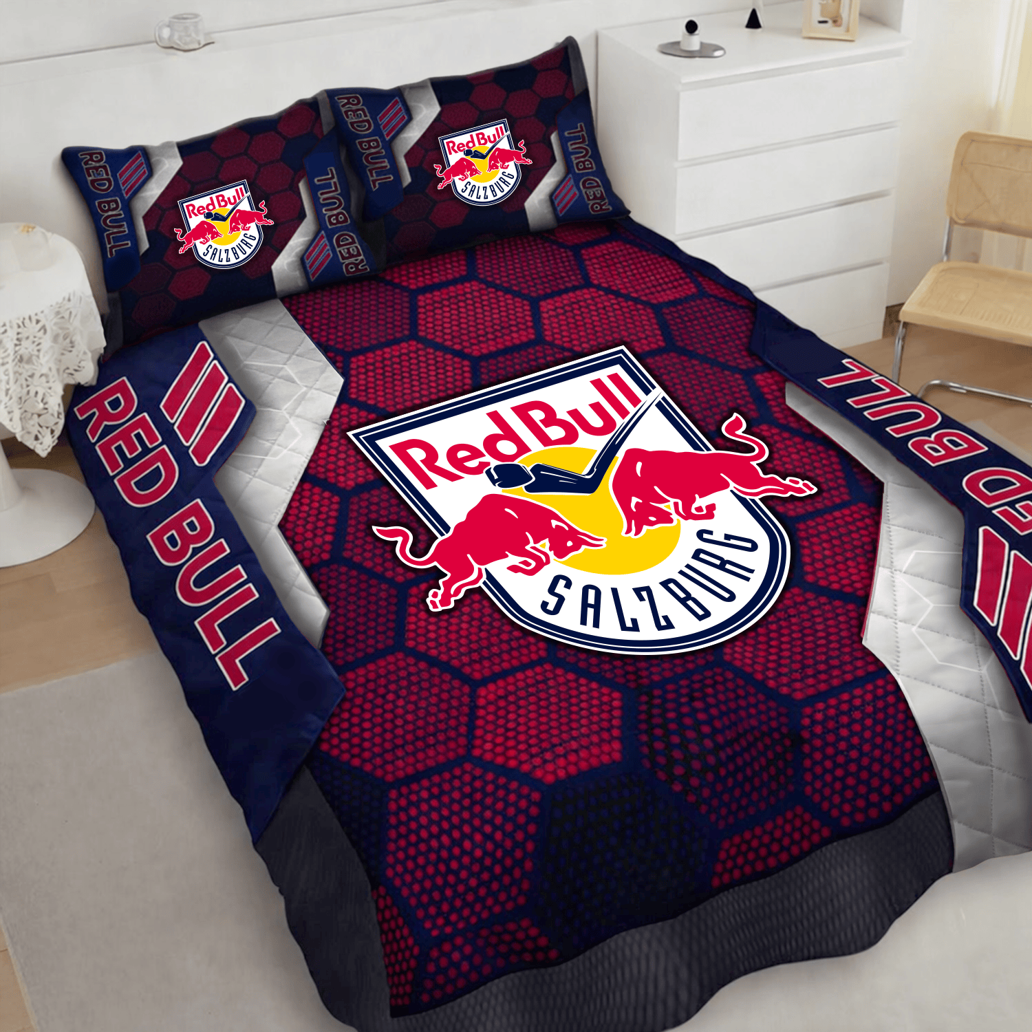 EC Red Bull Salzburg Inspired Quilt Set