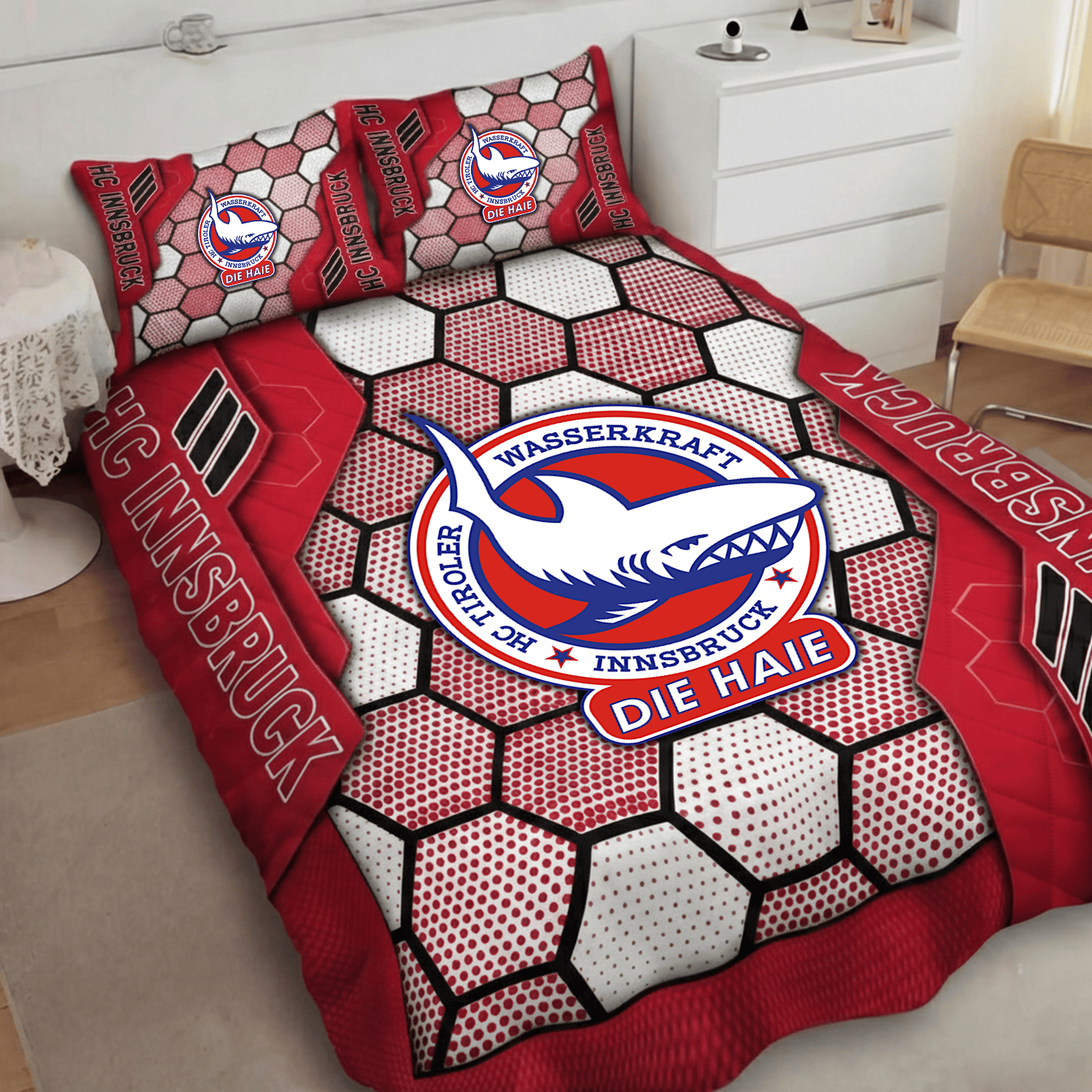HC Innsbruck Inspired Quilt Set