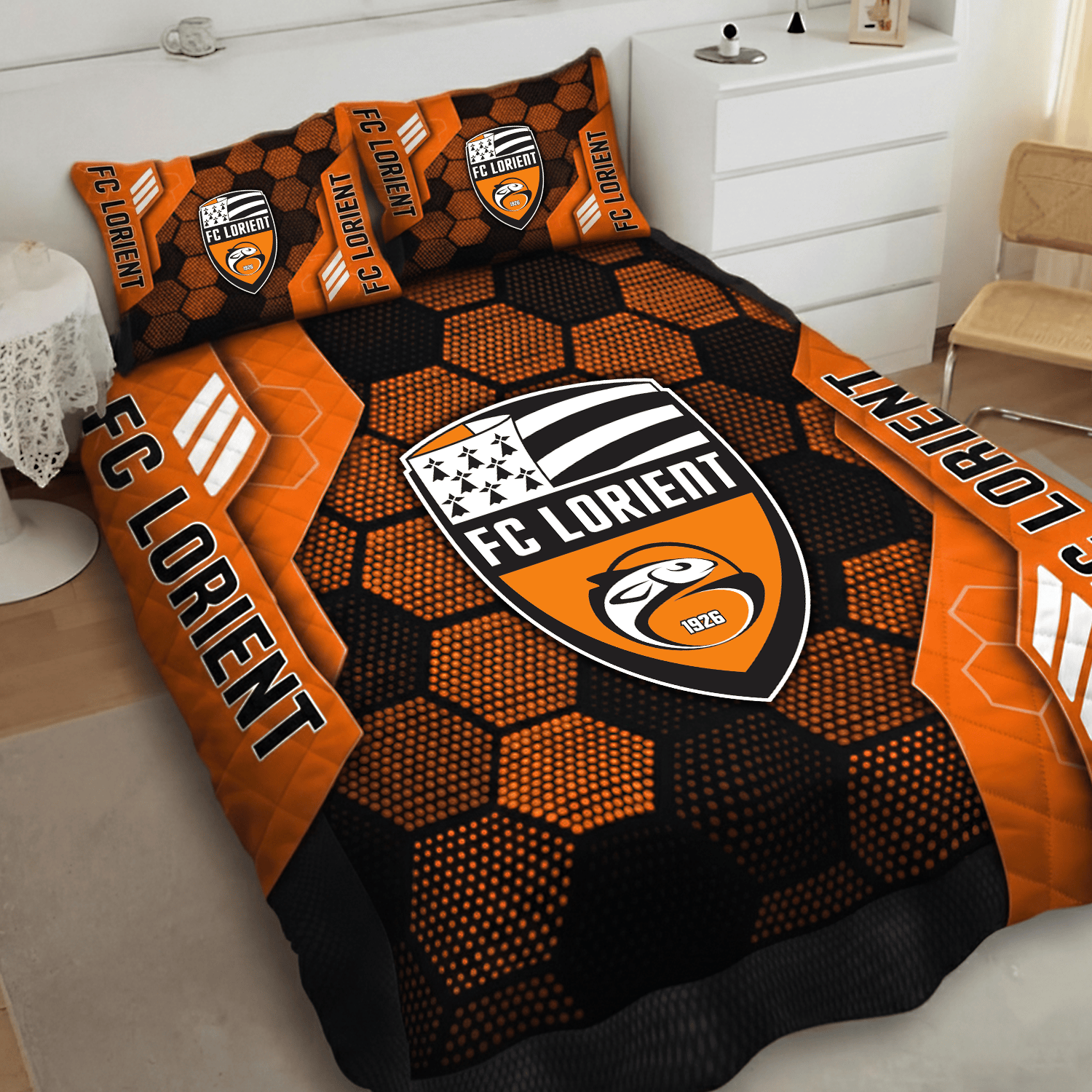 FC Lorient Inspired Quilt Set