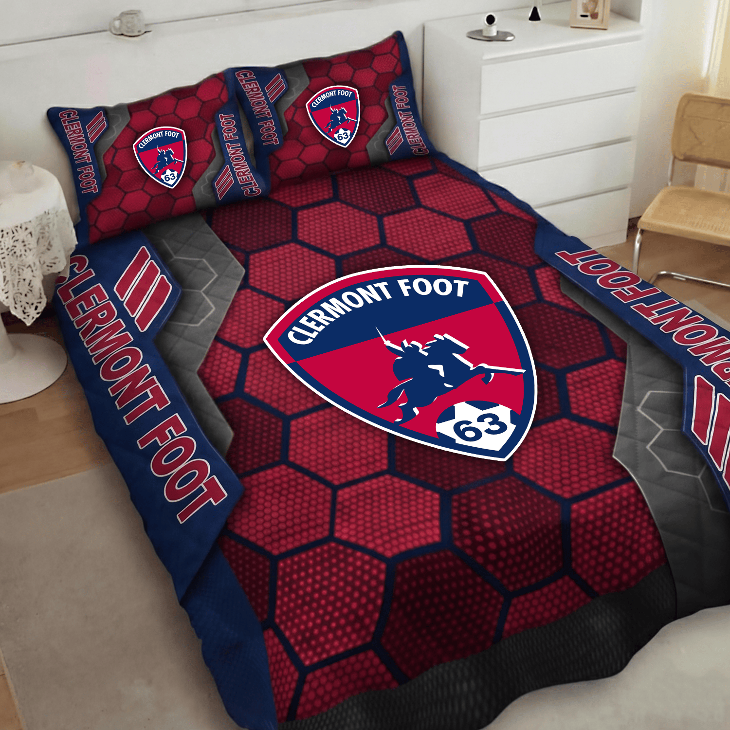 Clermont Foot Inspired Quilt Set