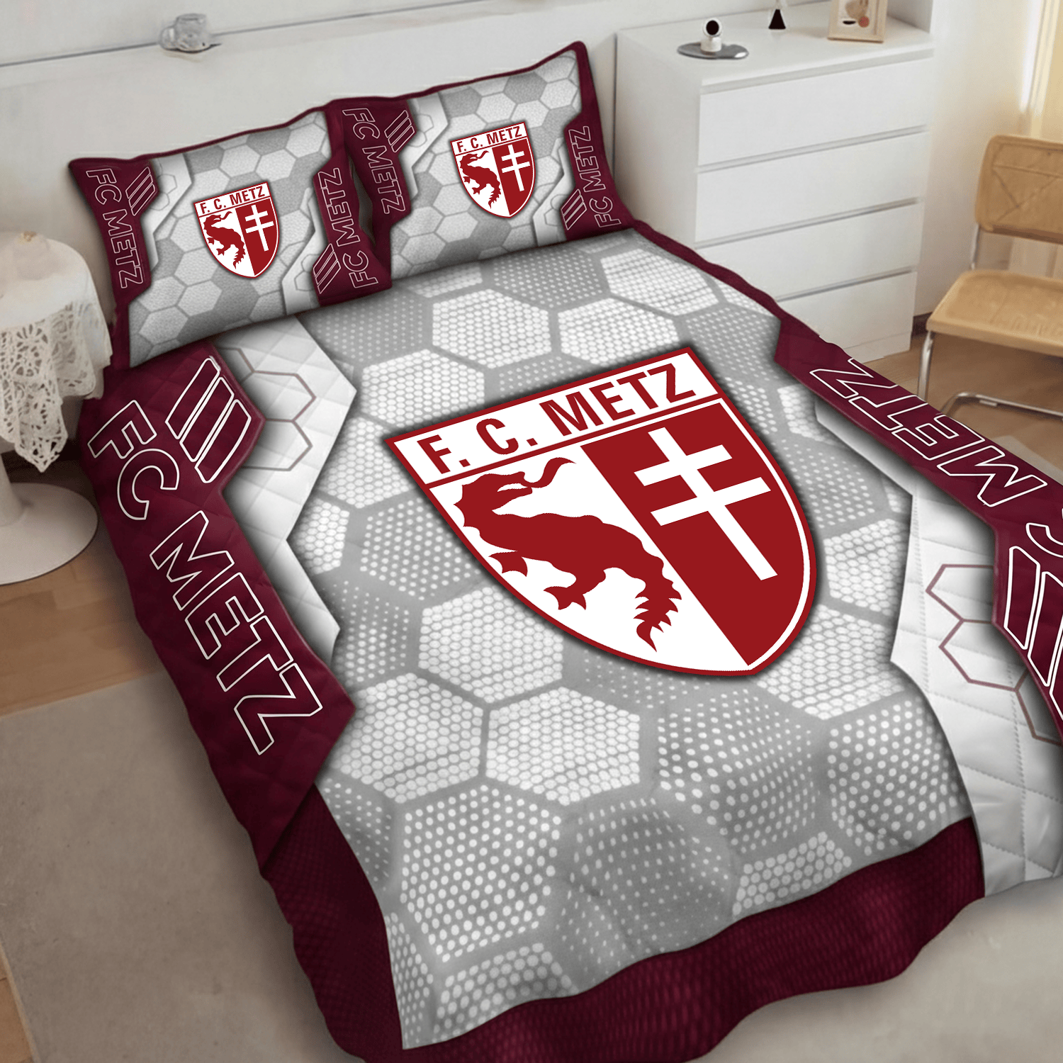 FC Metz Inspired Quilt Set