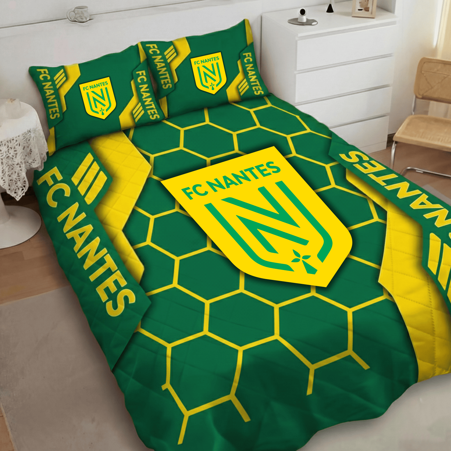 FC Nantes Inspired Quilt Set