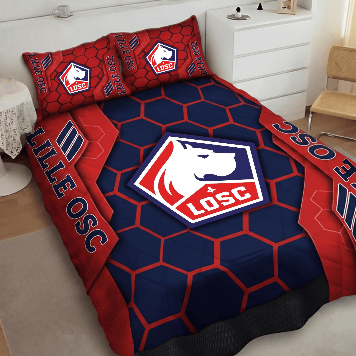 Lille OSC Inspired Quilt Set