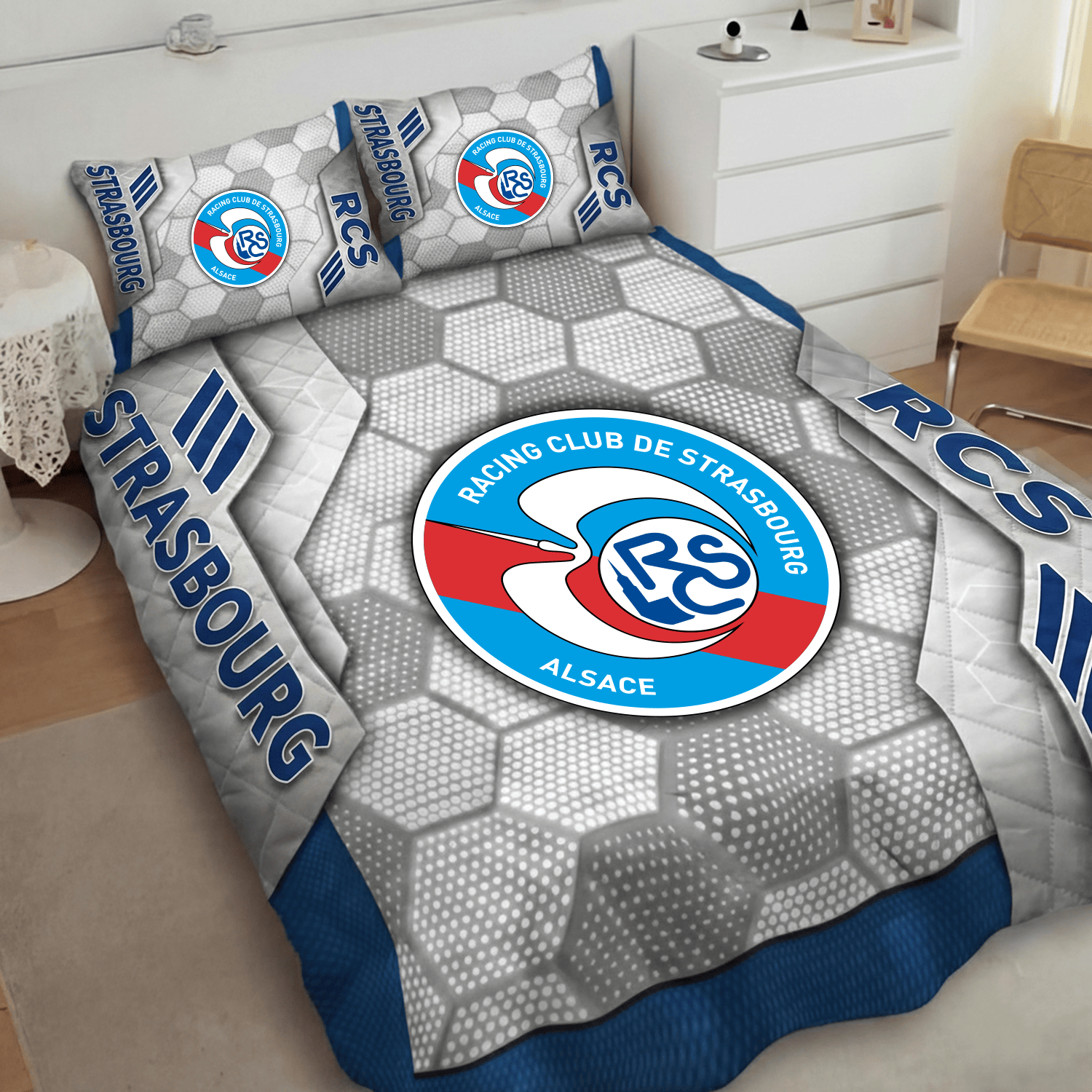 RC Strasbourg Inspired Quilt Set