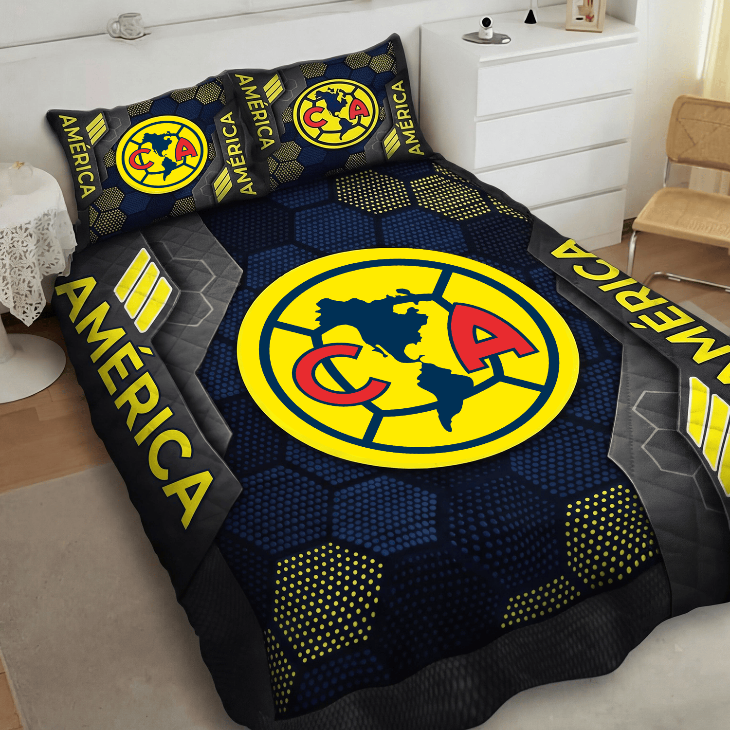 América Inspired Full Bedding Set