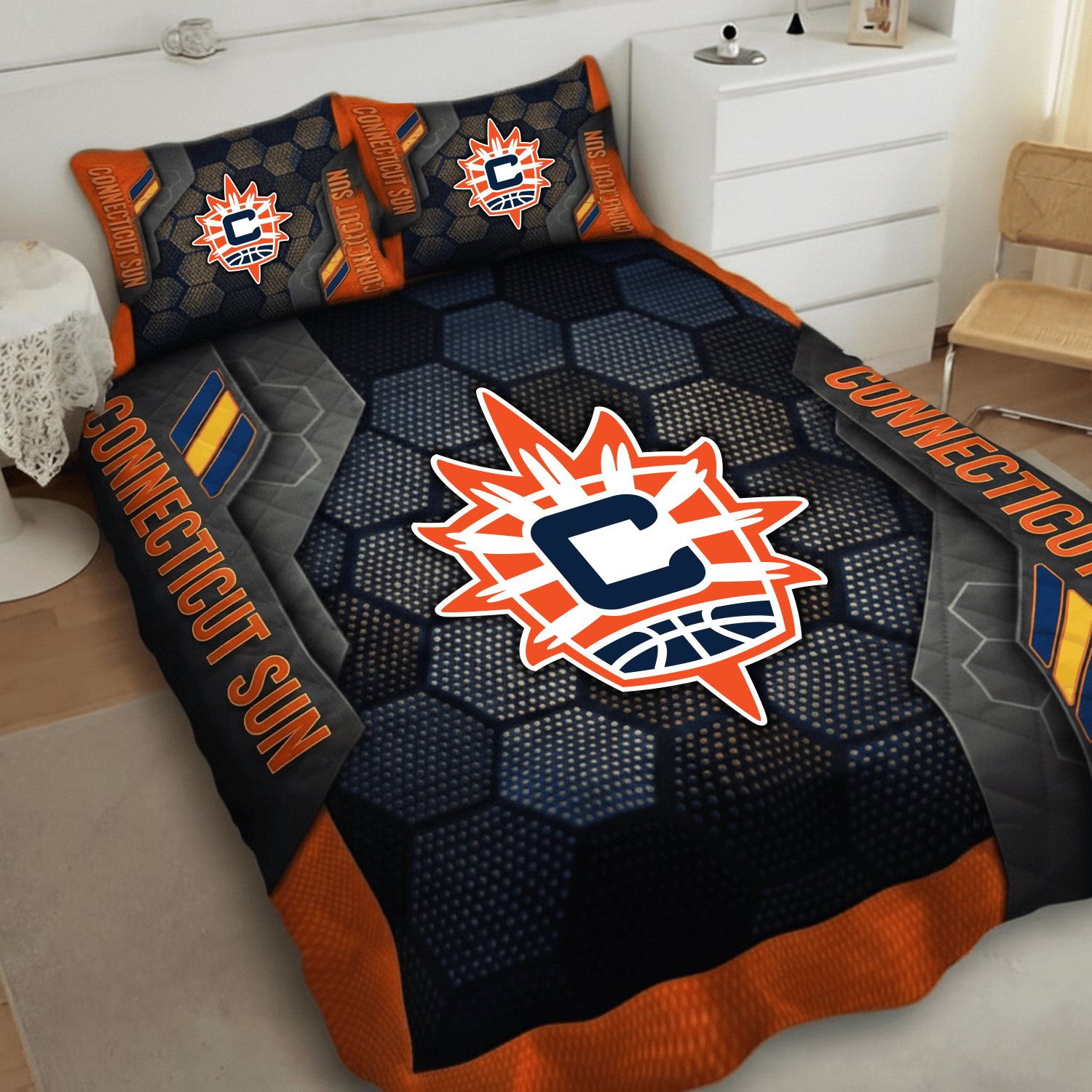 Connecticut Sun Inspired Quilt Set