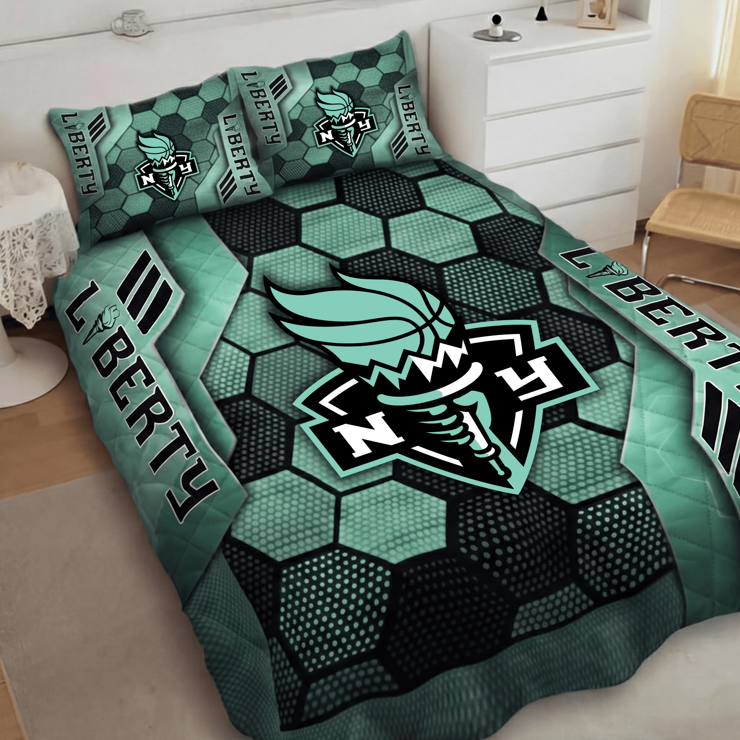 New York Liberty Inspired Quilt Set
