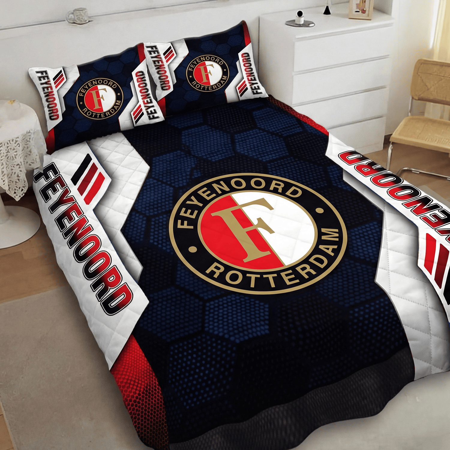 Feyenoord Inspired Quilt Set