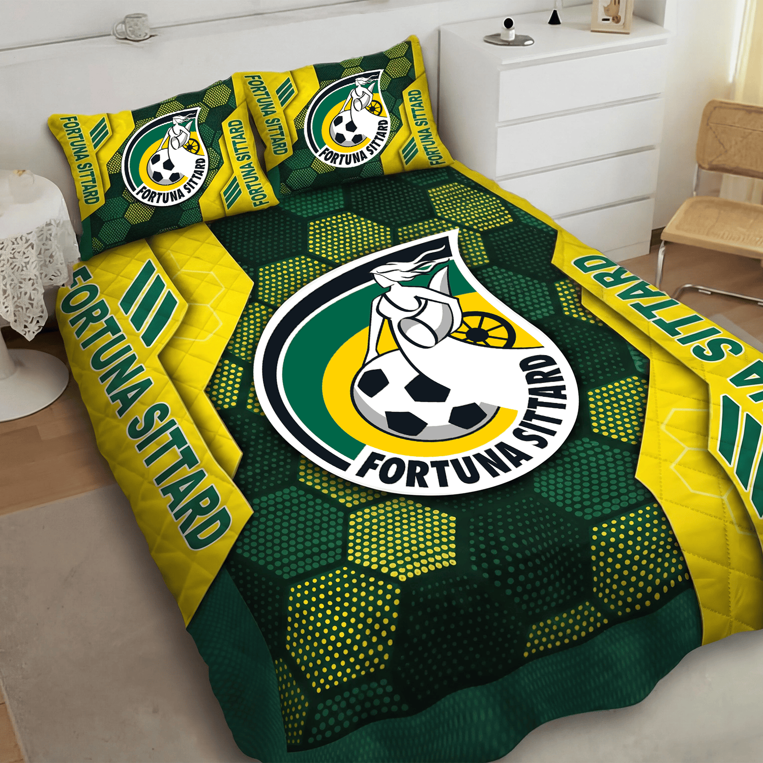 Fortuna Sittard Inspired Quilt Set