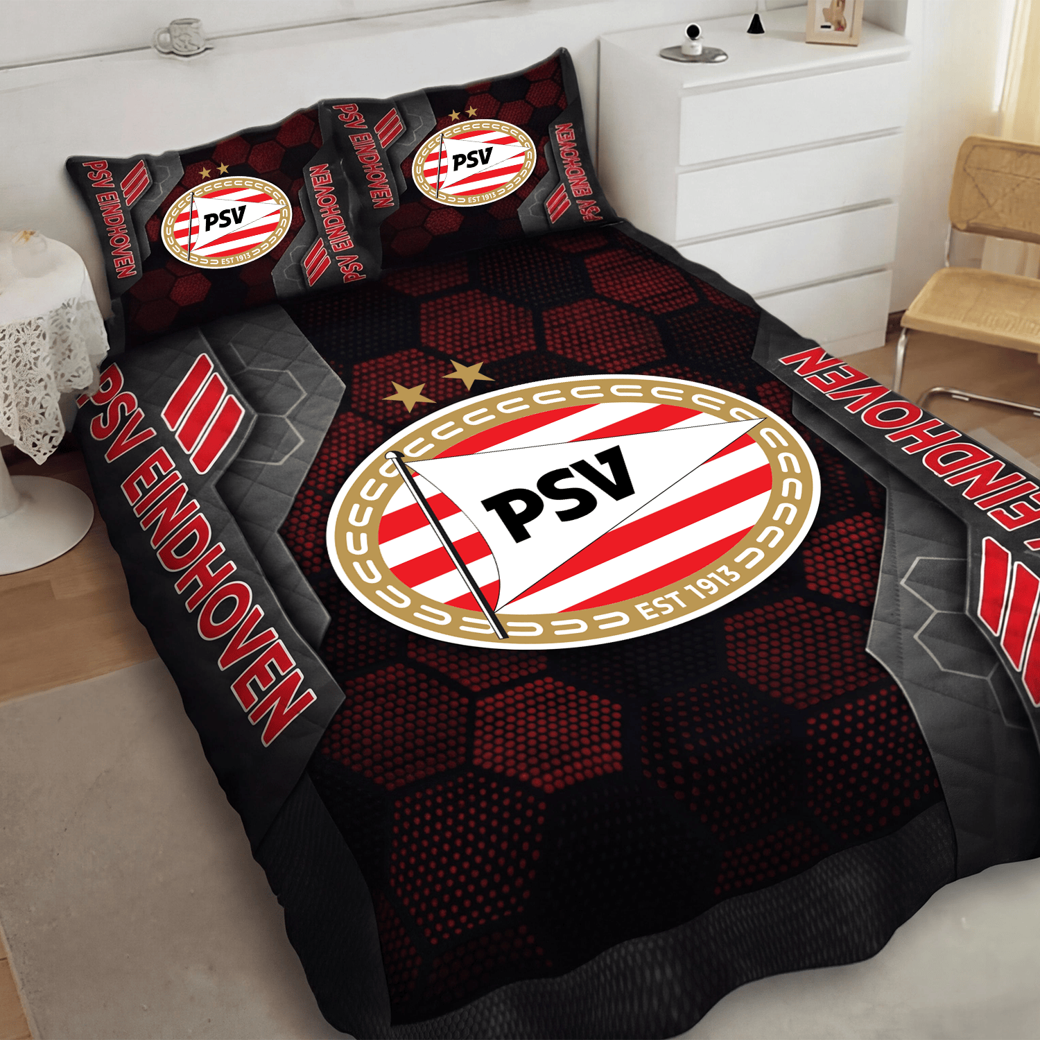 PSV Eindhoven Inspired Quilt Set
