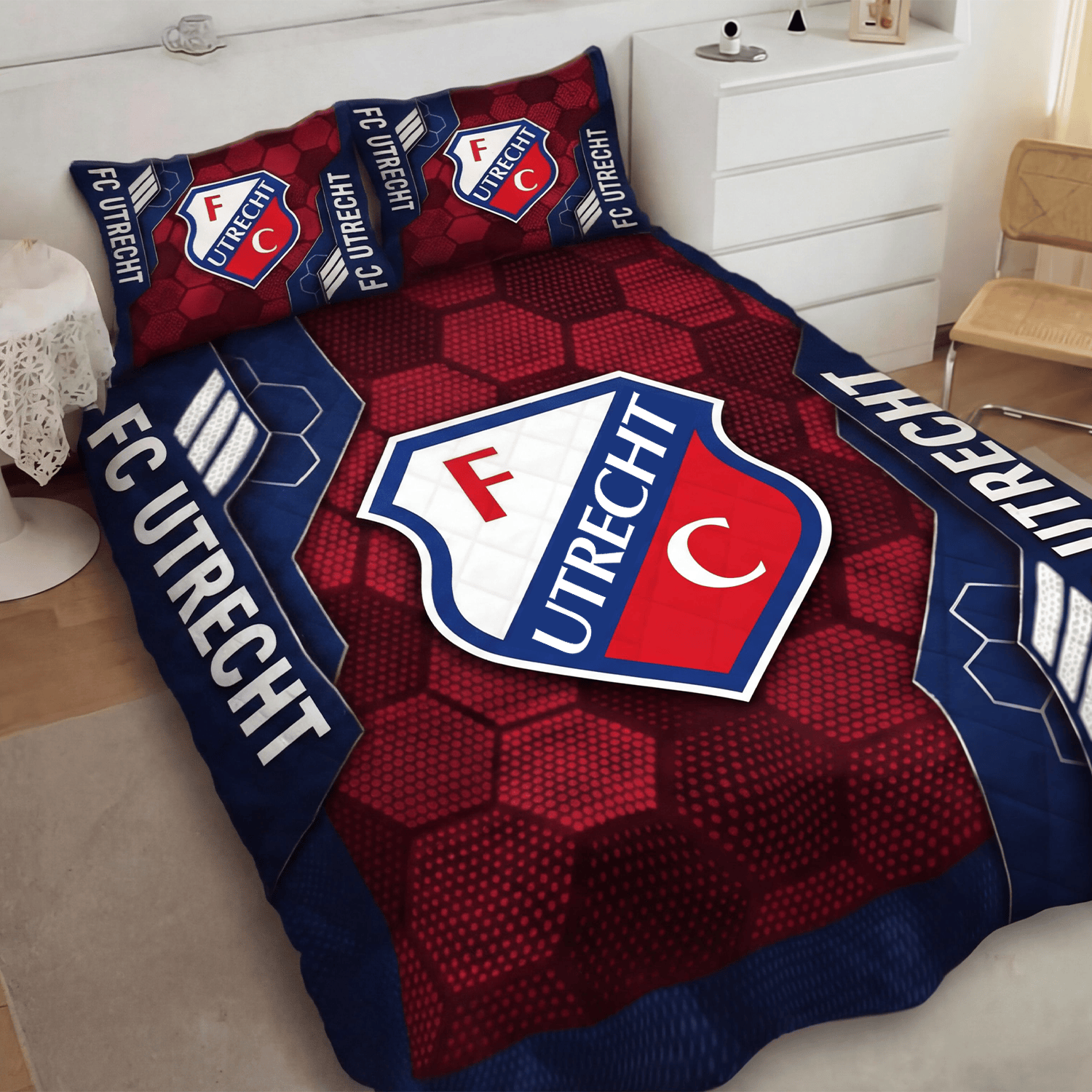 FC Utrecht Inspired Quilt Set