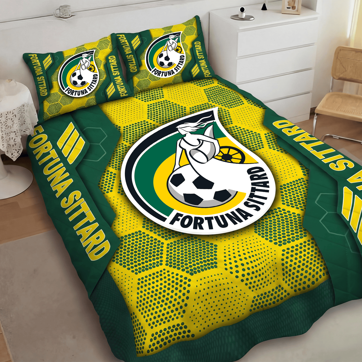 Fortuna Sittard Inspired Quilt Set