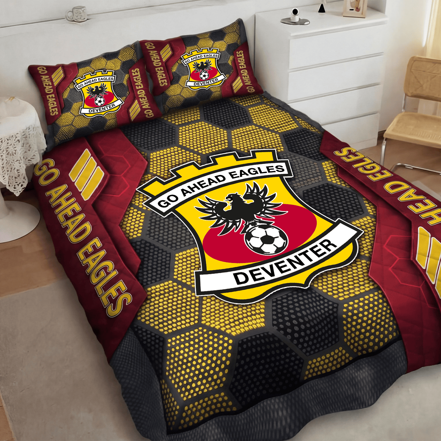 Go Ahead Eagles Inspired Quilt Set