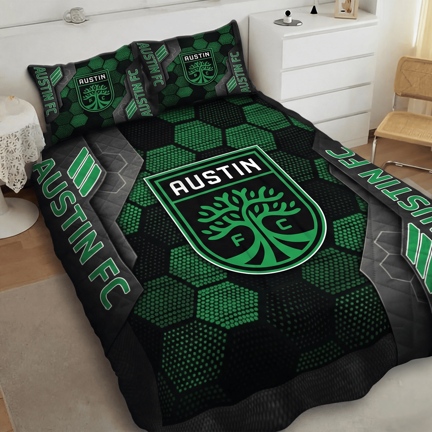 Austin FC Inspired Quilt Set