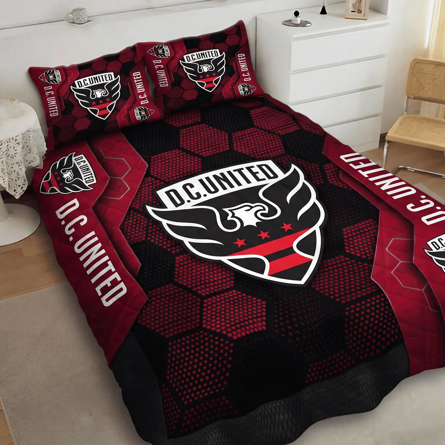 D.C. United Inspired Quilt Set