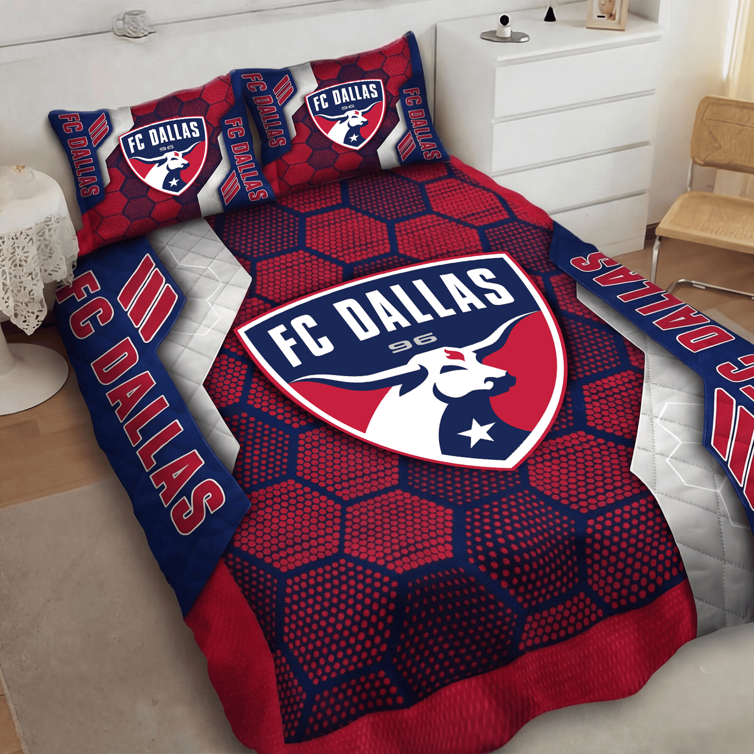 FC Dallas Inspired Quilt Set