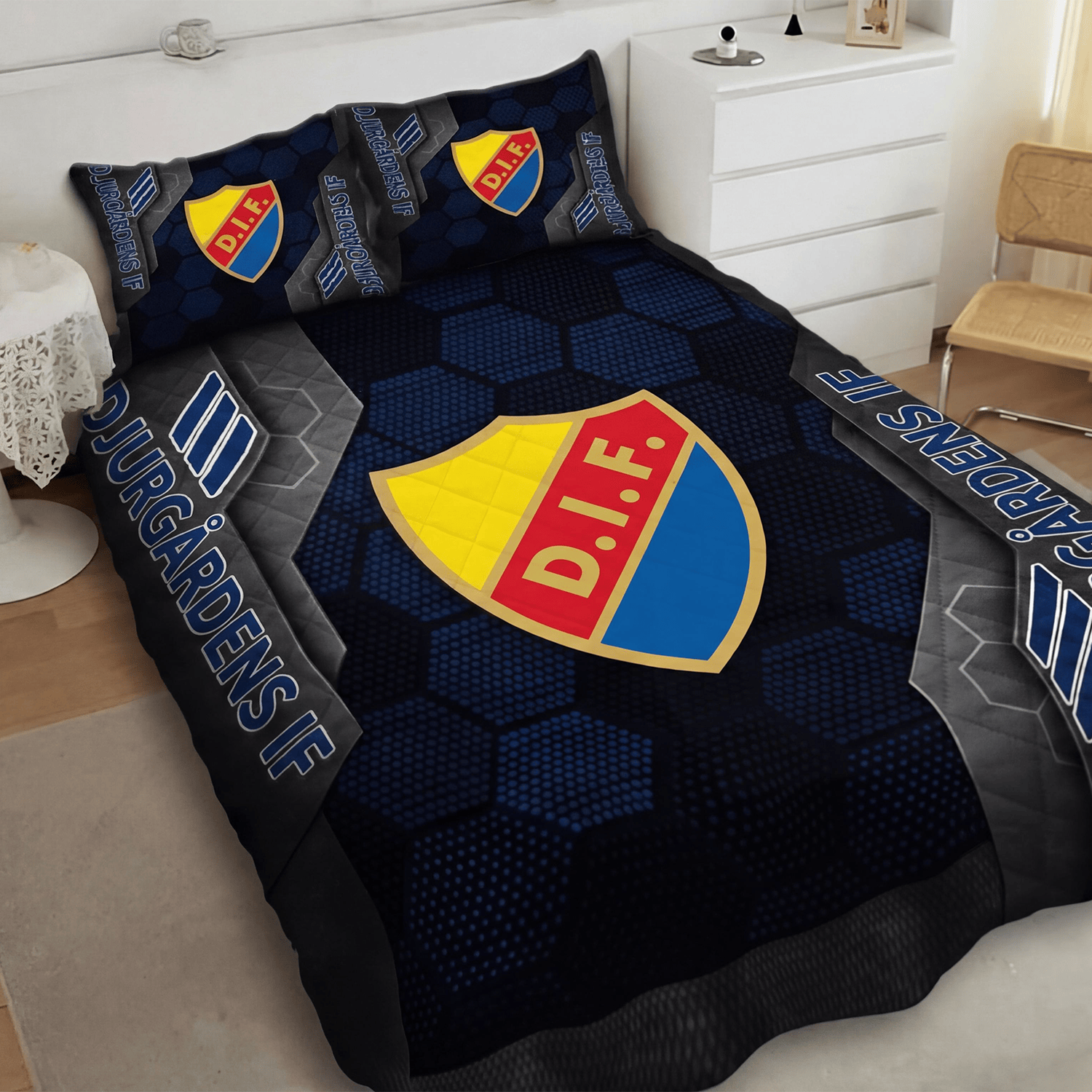 Djurgårdens IF Inspired Full Bedding Set