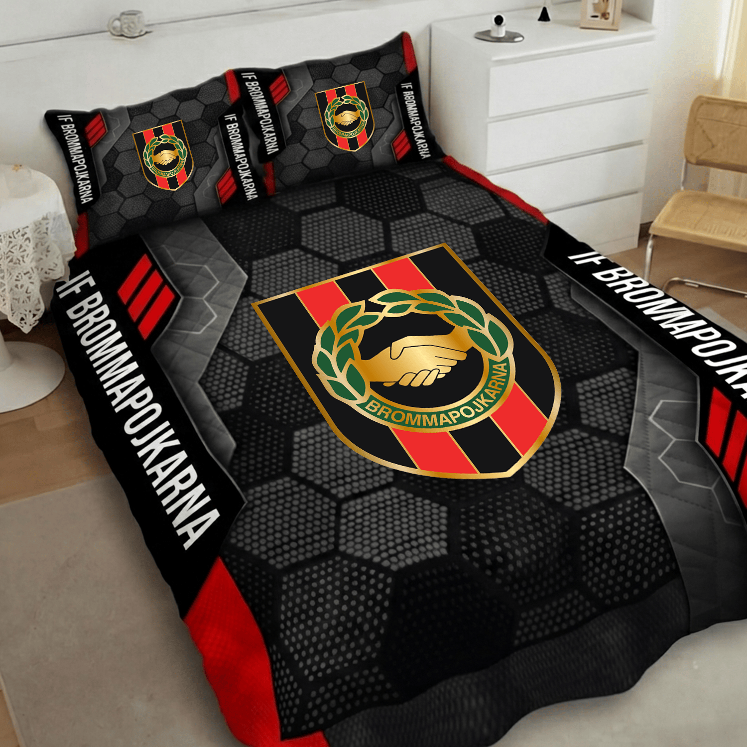 IF Brommapojkarna Inspired Full Bedding Set