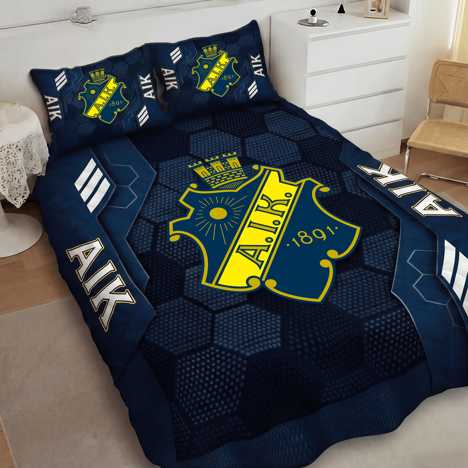 AIK Inspired Full Bedding Set