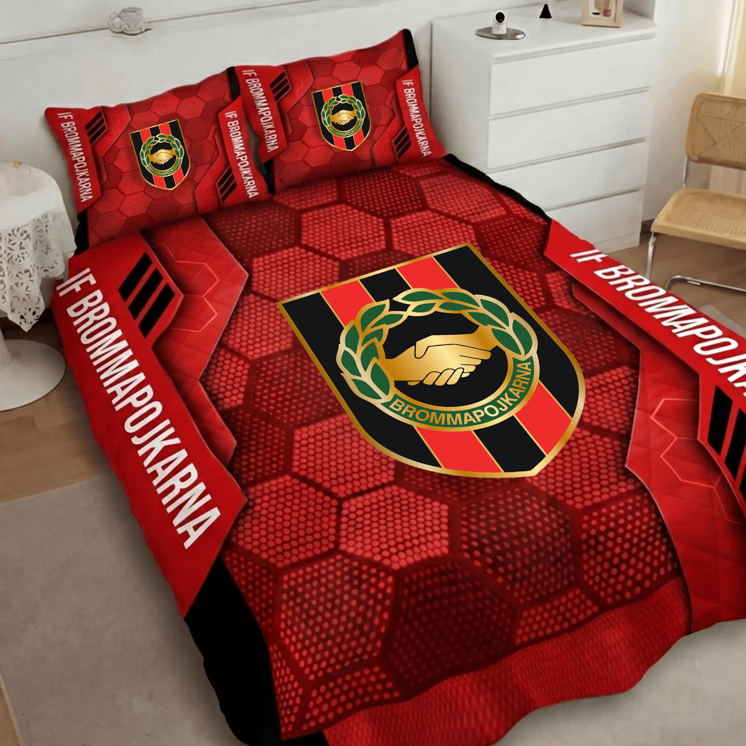 IF Brommapojkarna Inspired Full Bedding Set