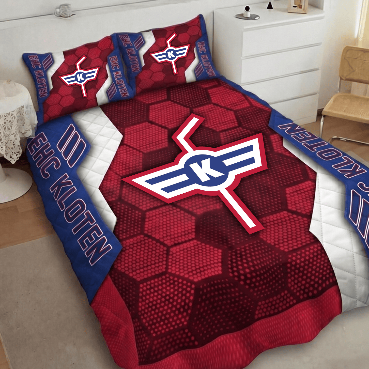 EHC Kloten Inspired Quilt Set