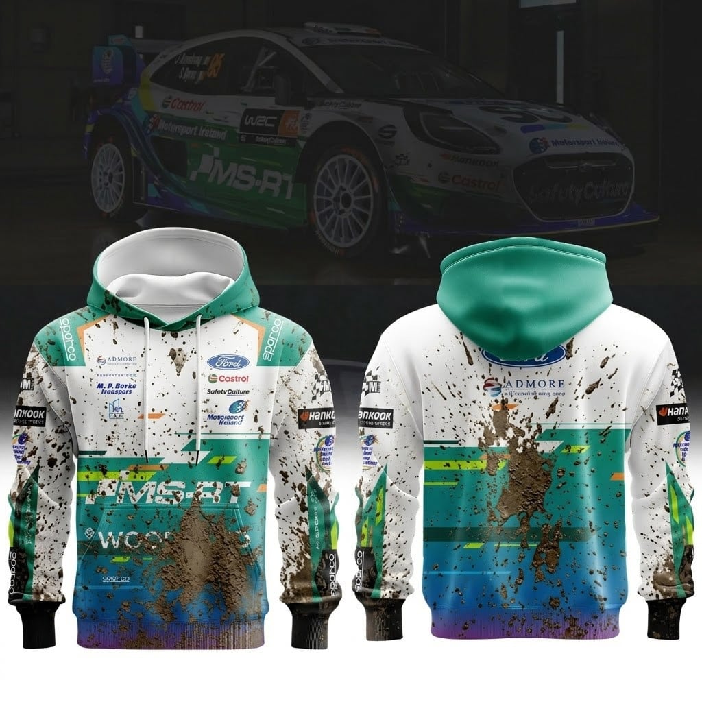 Mud Splatter M SPORT FORD WORLD RALLY TEAM V1 3D Racing Jersey 2026